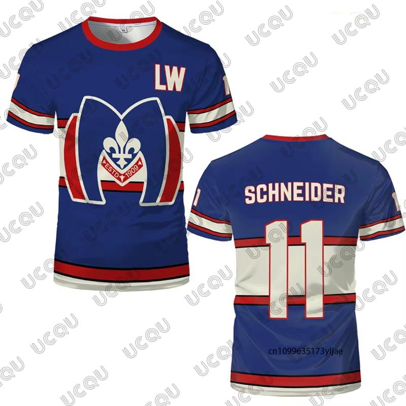 2026 Sommer Beheiztes Rivalitäts-Eishockeytrikot Für Männer Frauen Outdoor-Sport Kurzarm Surfen Rundhals-T-Shirt Lässige Kinder/Erwachsene Oberteile