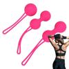Pelvic Floor Trainer Silicone Pelvic Floor Muscle Training Ball Personal Massager 3Pcs Pelvic Floor Strengthening Exercise Balls