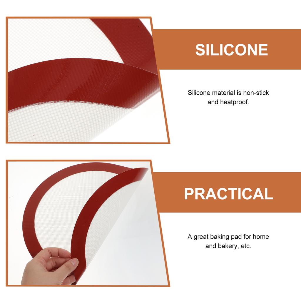 Kulatý grilovací toustovač Nepřilnavé pečicí podložky Váleček na makronky Silikonová forma na dort