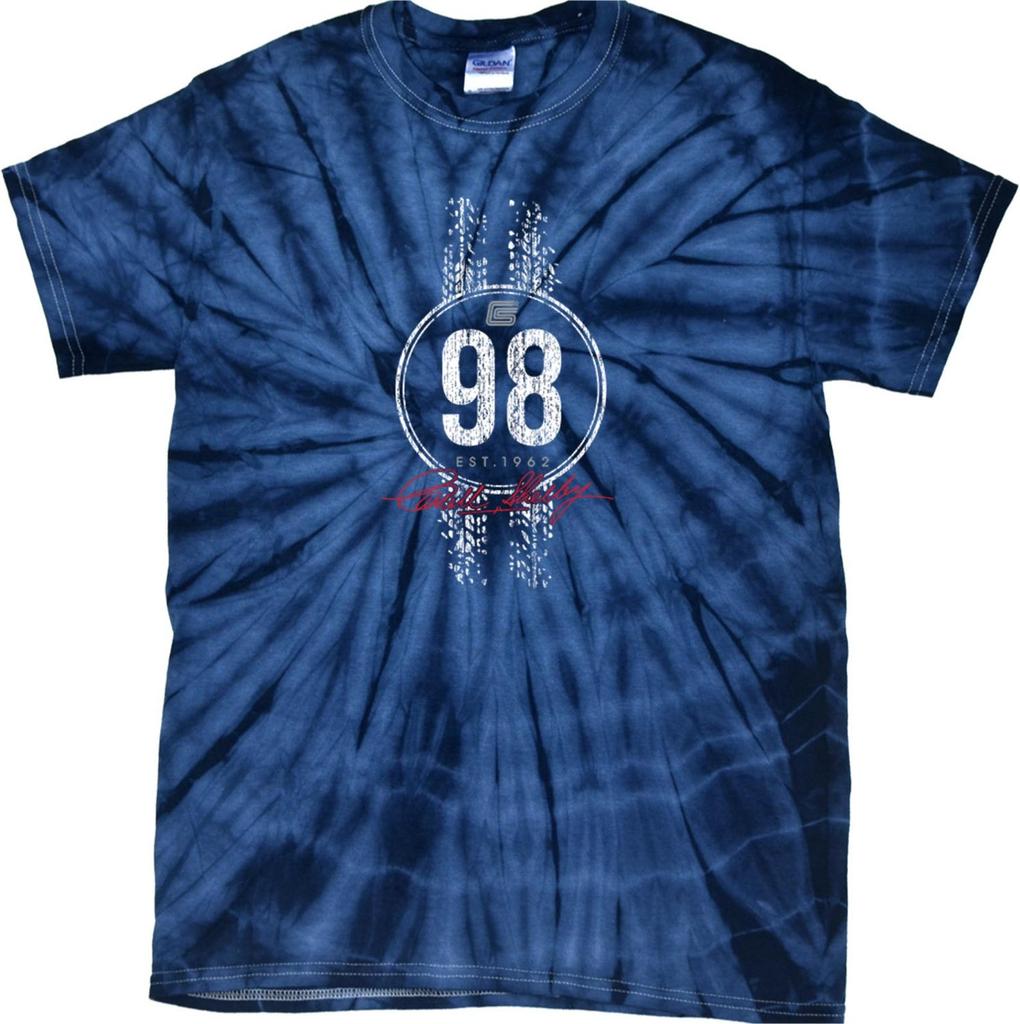 Carroll Shelby Cobra 98 Spider Tie Dye T-Shirt Officially Licensed Adult Graphic Tee Shirt 26306ED2-1000S