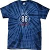 Carroll Shelby Cobra 98 Spider Tie Dye T-Shirt Officially Licensed Adult Graphic Tee Shirt 26306ED2-1000S
