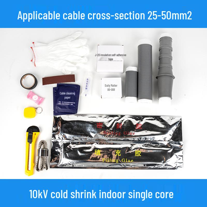 

Indoor/Outdoor 10kV High Voltage Cold Shrink Cable Termination & 8.7-15kV Single/Three-Core Insulated Bushing