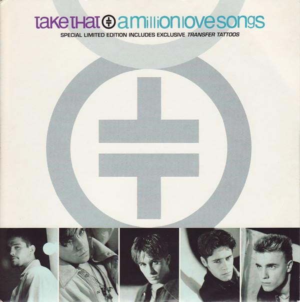 7inch Record TAKE THAT - A Million Love Songs 74321116007 RCA 1992 UK Pop Used
