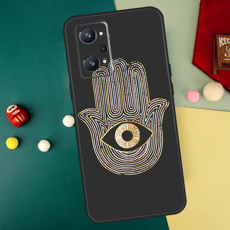 Evil Eye Hamsa For Realme 15 10 11 12 13 14 Pro Plus C65 C67 C75 C63 C61 C55 C51 C53 C35 GT6 GT7 Pro Case