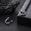 Bold Titanium Steel Non-Fading Antenna Ear Studs - Trendy Hip Hop Earrings for Men & Women, High-End Light Luxury Accessories