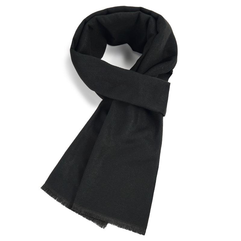 Men'S Scarves Men'S Winter Warmth Plaid Long Imitation Cashmere Men'S Scarves Custom