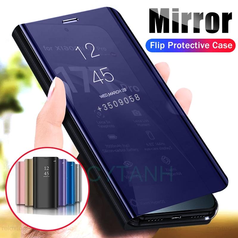 for Xiaomi 17T Pro 5G Case Smart View Mirror Leather Flip Magnetic Stand Cover on Xiaomi17TPro 2026 2602EPTC0G 6.83" Book Coque