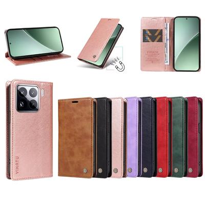 Brieftasche Kartenfach Flip Leder Handyhülle Für Xiaomi Poco X7 Poco X6 Pro 5G X5 X4 GT X3 NFC M7 M6 4G M5S M4 M3 F6 F5 F4 F3 C65