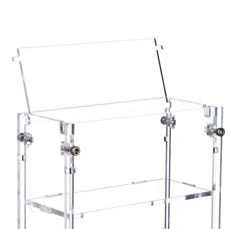 1 Set Acrylic Dust-Proof Showcase & Storage Organizer Box 1/64 Diecast Model Car Display Case With Cover For Minigt Tomica