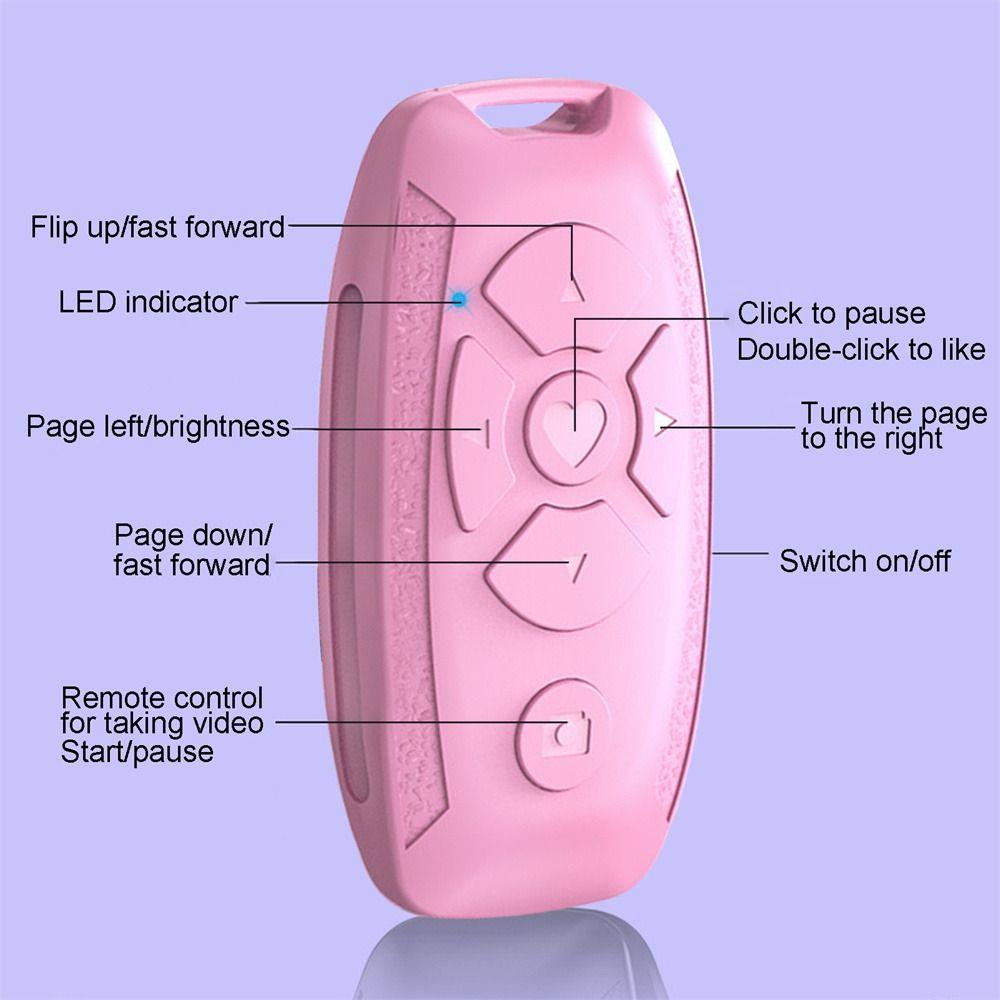 Bluetooth Wireless Mobile Phone Selfie Shutter Stick Phone Remote Control Selfie Photo Shutter