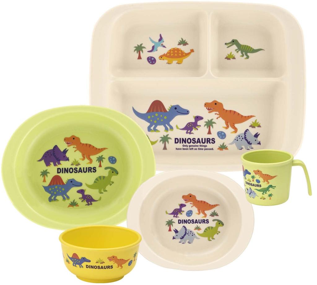 SKATER Baby Small for Children Around 5 Months Dinosaur Picture Tableware, Bowl, Old, Antibacterial, Plastic, 290ml, XP24AG-A