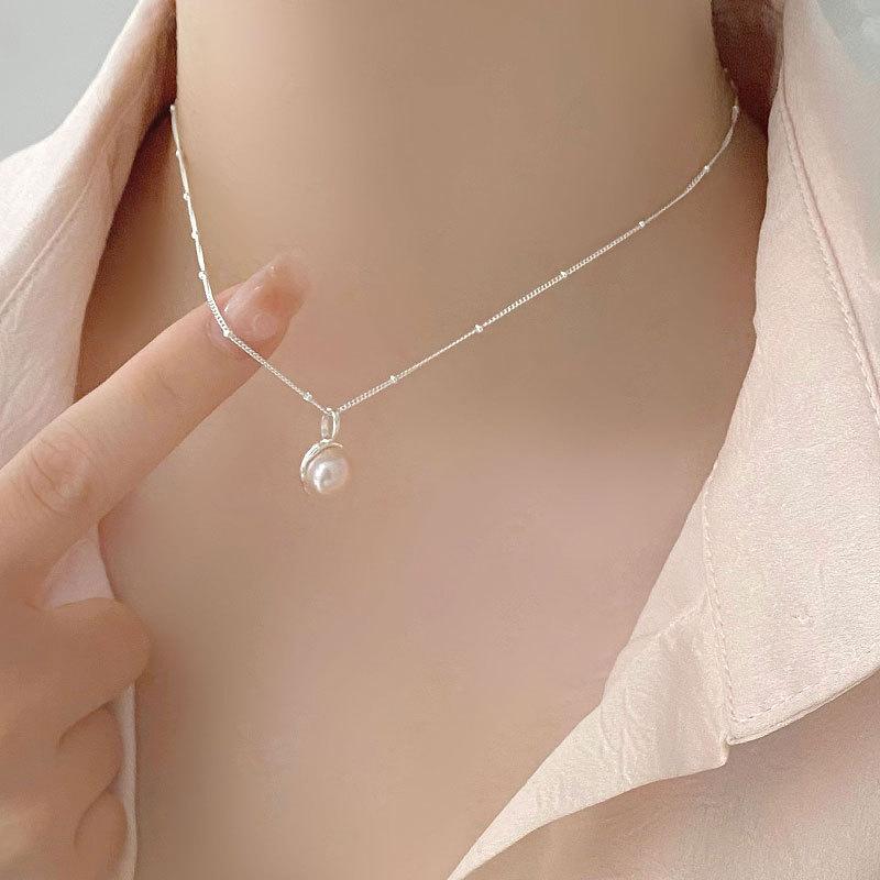 Pearl Necklace Designed By Female Niche, Light Luxury and High-end, Gentle Clavicle Chain Temperament, Daily Style