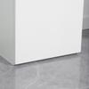 Bathroom Cabinet with Adjustable Shelf, 2 Closed Shelves and a Drawer in Wood, 30x28x180 cm, White