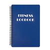 English Daily Fitness Plan & Exercise Check-in A5 Coil Notebook