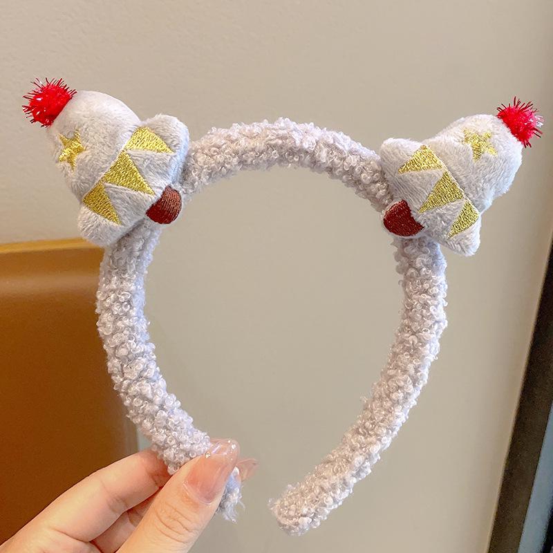 Serre-tête à bois de Noël pour enfants - Accessoire festif pour les fêtes