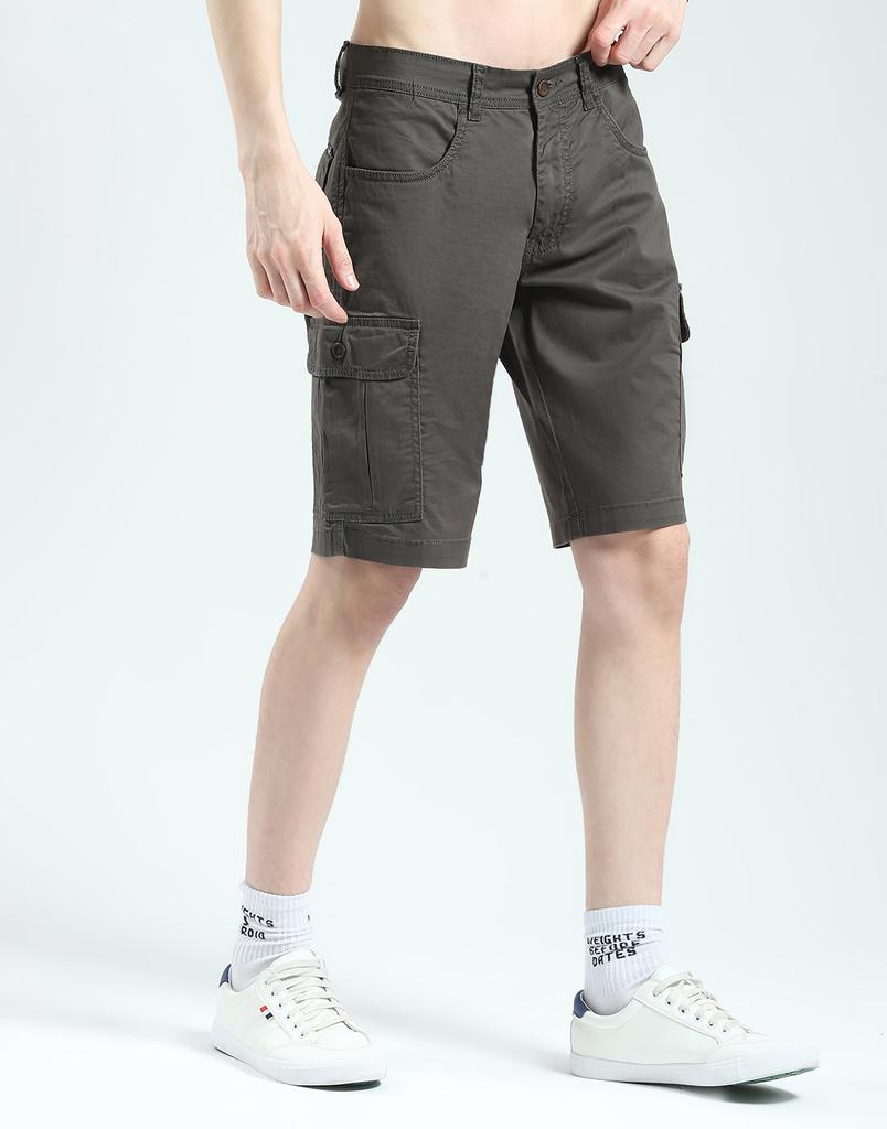 Monte Carlo Men's Solid Regular Fit Short