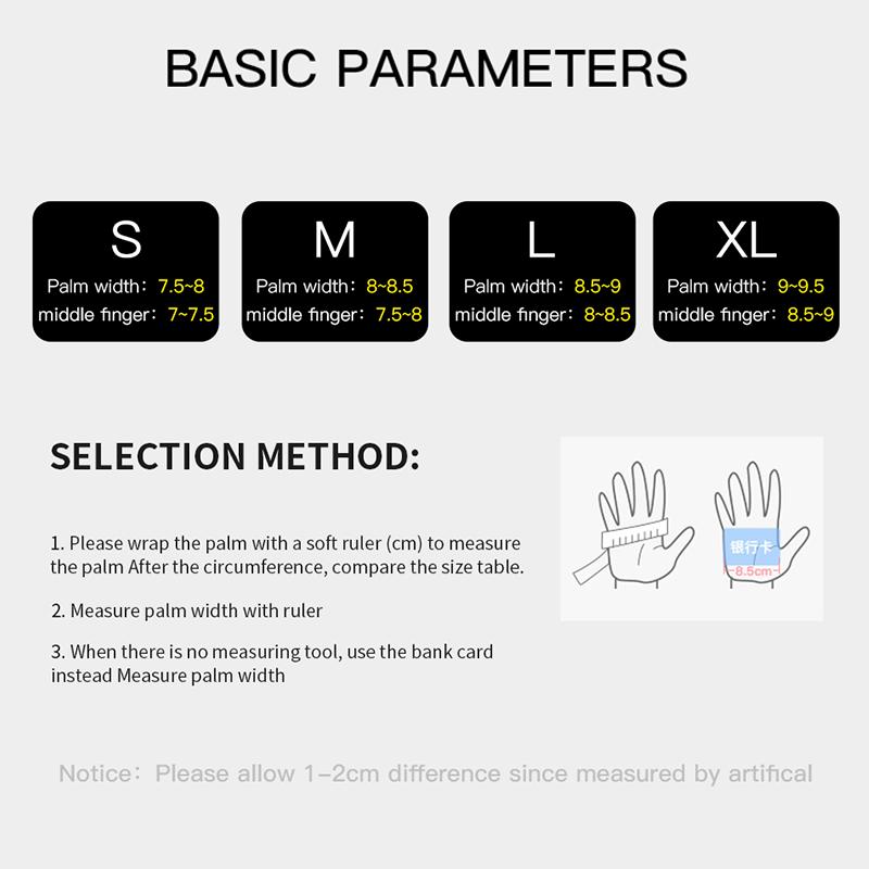 Toamnă Iarnă Mănuși Moto Bărbați Rezistent la vânt Anti-alunecare Ecran tactil cald pentru Muncă Mănuși Ciclism Schi Alpinism Negru