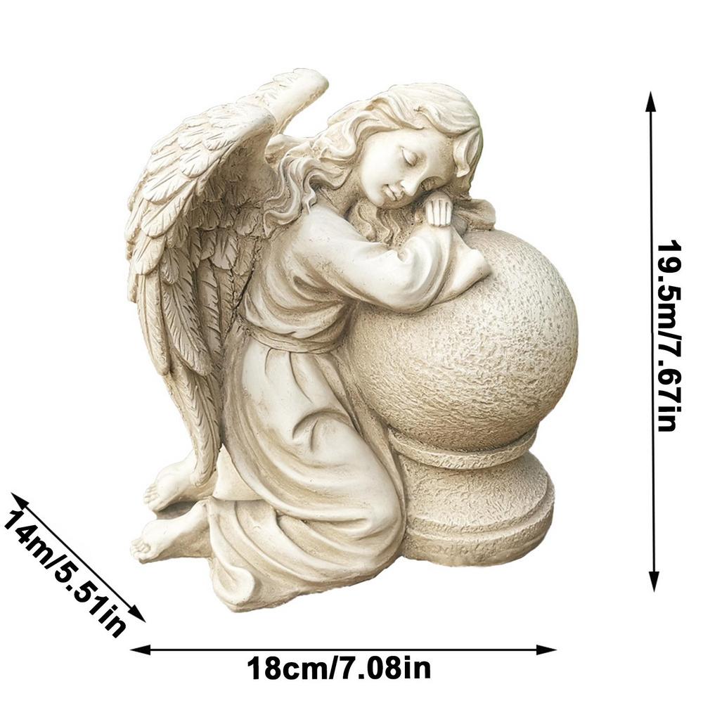 

Garden Angel Statue Resin Figurine For Lawn Angel Outdoor Garden Decor Statues Sculptures For Yard Patio Balcony Lawn Ornaments