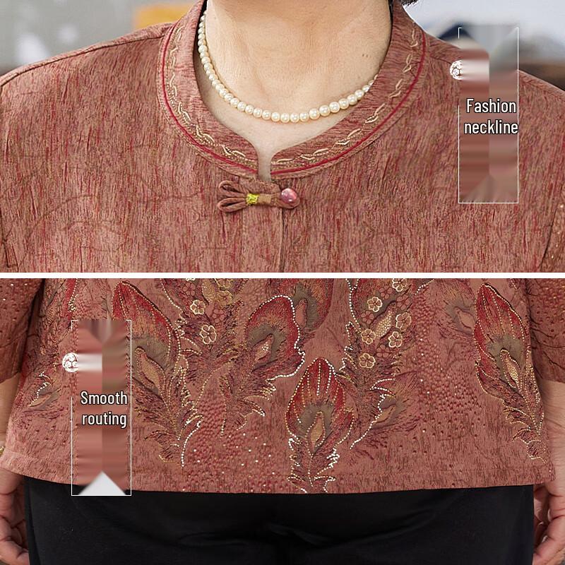 Lässige Bluse für ältere Damen mit lockerer Passform