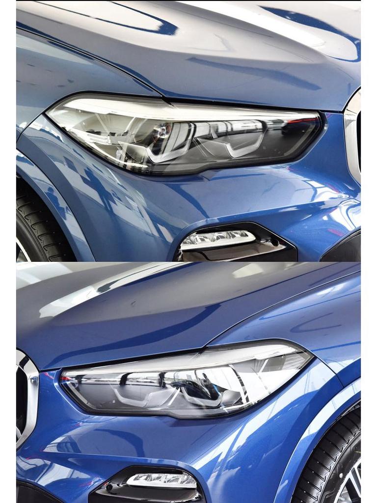 Fits BMW X5 X6 (2018-2021) Headlight Lens Cover - Front & Rear Shell Lamp Face