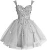 Suspender Formal Banquet Evening Dress New Row Flower Engagement Dinner Formal Banquet Evening Dress Dress Women