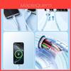 Super Fast Charging 100w Data Cable With One To Three Splitter For Android And Apple Devices