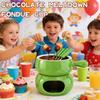 Chocolate Fondue Cup Ceramic With Forks Tealight Chocolate Melting Cup Mini Fondue Pot For Cheese Butter Heating Stove P1G1