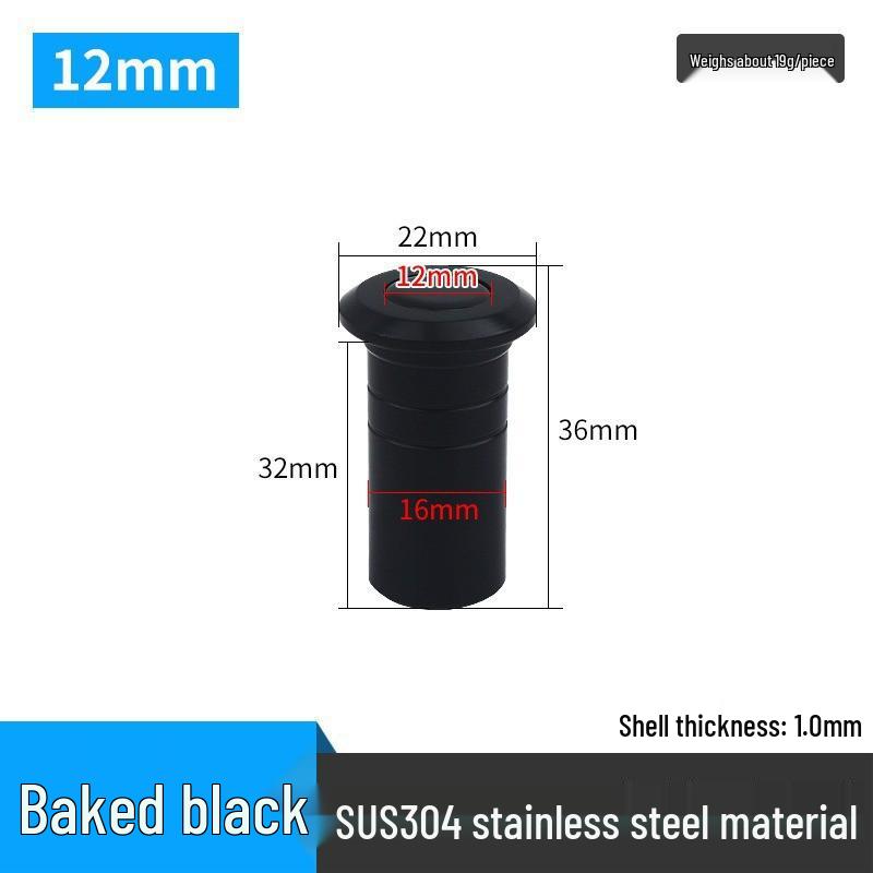 304 Stainless Steel Dustproof Door Bolt Plug with Concealed Top/Bottom and Anti-Sand Cap