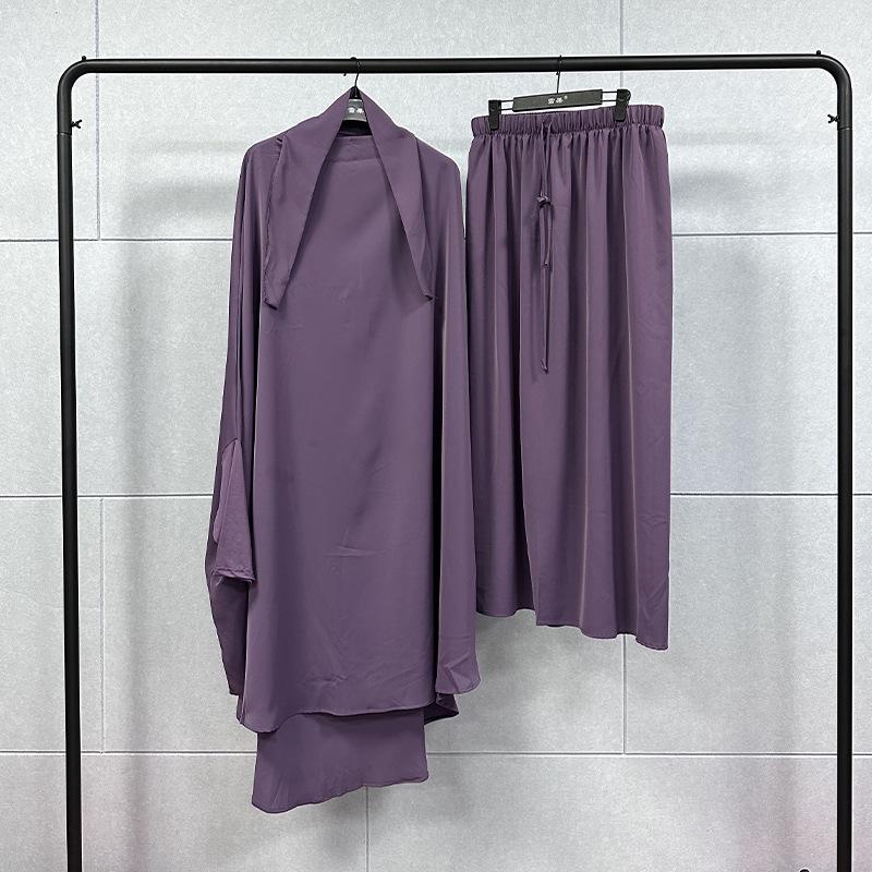 TikTok Fashion Women's Two-Piece Long Dress & Skirt Set