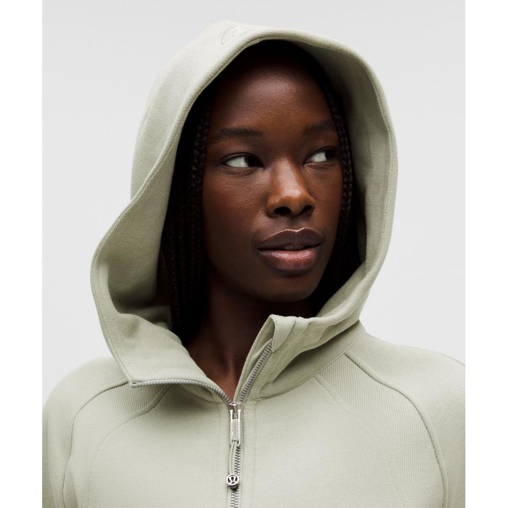 Lululemon Scuba Oversized Half Zip Hoodie Fog Green