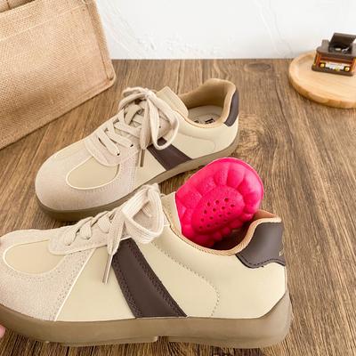 XY-A320 Latex Insole/platform Big Head Board Shoes Women's Ugly Cute Board Shoes 2025 New Hong Kong Style Chic Bread Shoes