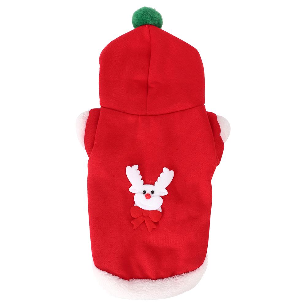 Pet Cotton Cute Clothes Christmas Day Costume Hoodie for Dog Cat Keep Warm
