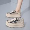 2025 summer little white shoes new Korean version ins female students platform heightening sports board shoes casual shoes ZY1827