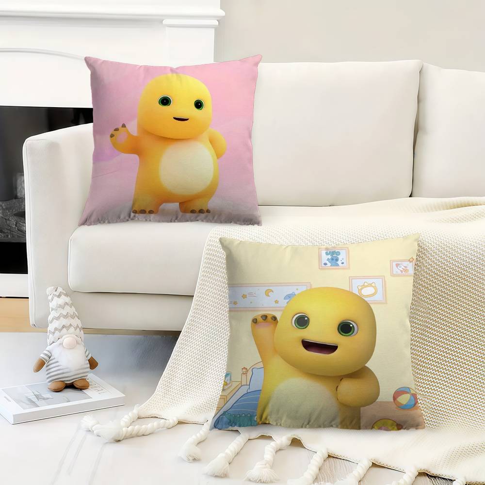 Cute NNailong Pillow Covers Cartoon Sofa Decorative Home Doublesided Printing Short Plush Cute Cushion Cover