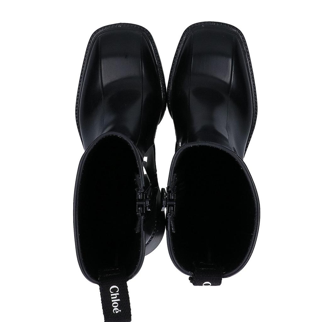CHLOE BETTY Rubber Rain shoes 35 blackUsed
