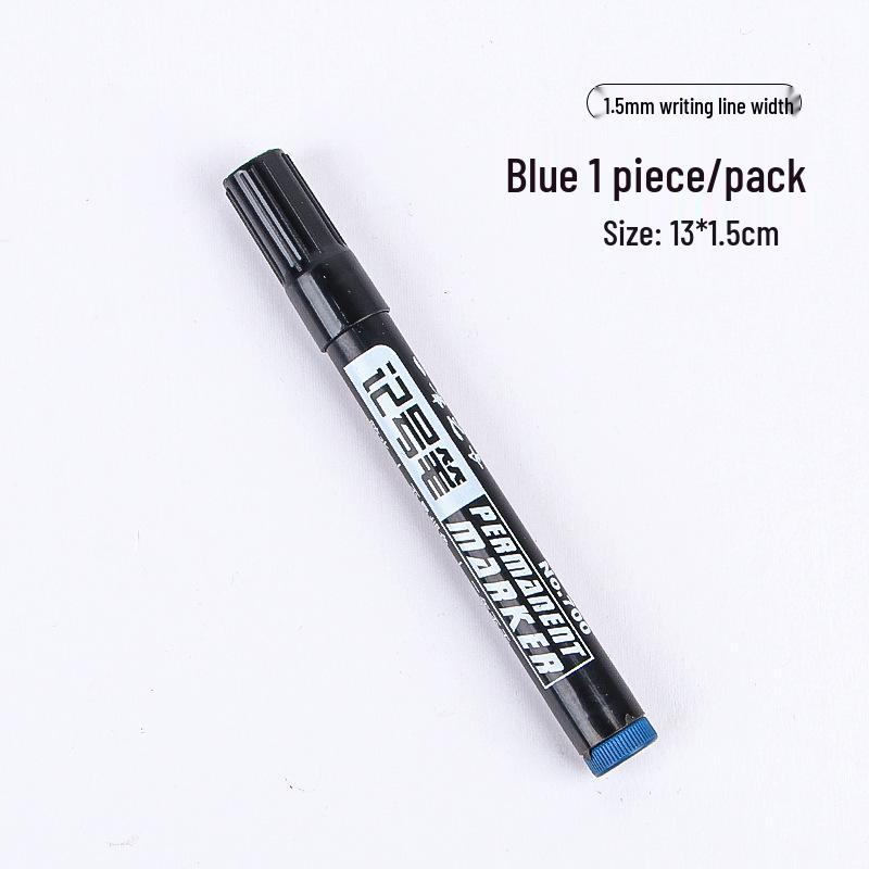 Refillable Large Tip Quick-Dry Black Oil-Based Marker Pen for Logistics