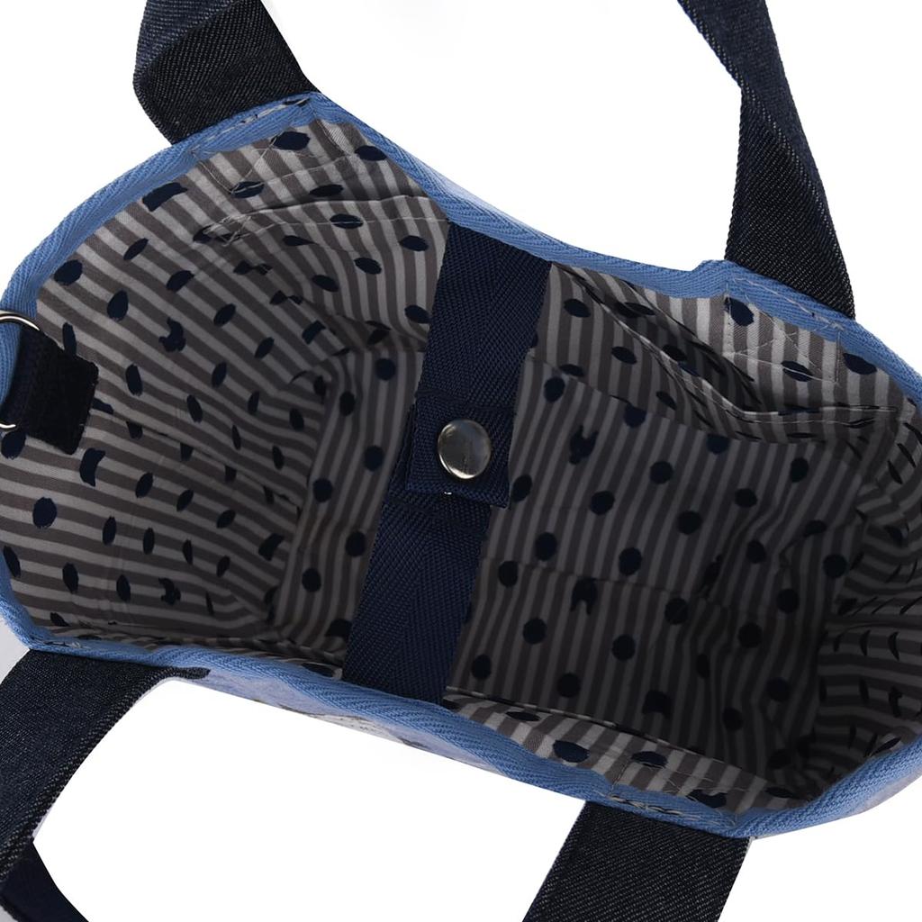Kusguru Japan Damen Mokemoke Petit Umhängetasche, Blau, 236674