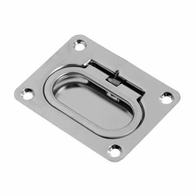 Stainless Steel Pull Flush Lift Ring Marine Grade Lockable Hold Down Clamp  Boat Accessories