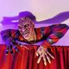 Zombie In A Crawling Position Horror Crawling Zombie Statue Halloween Resin Sculpture for Indoor Outdoor Garden Lawn Decor