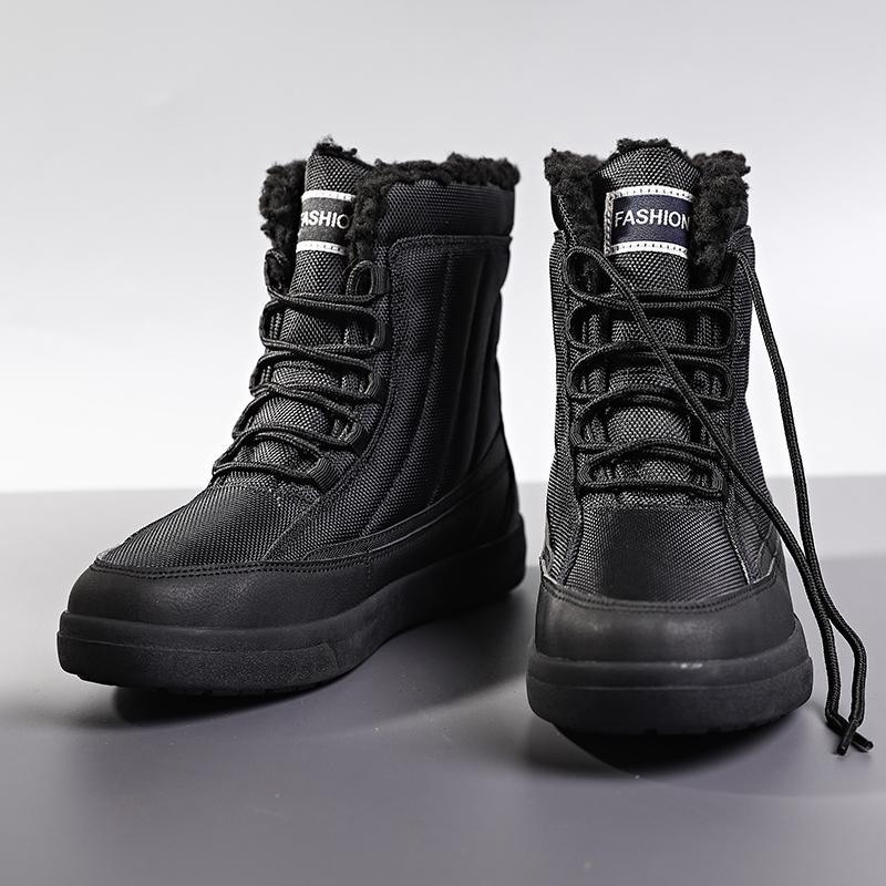 Staubdichte wasserdichte Damen-Schneestiefel, rutschfeste High-Top-Stiefel, Damen-Baumwoll-Stiefeletten, Herren-Winter-Schneestiefel