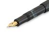 Kaweco Classic Sport Fountain EF Extra Rotating Officially Imported Pen, Fine, Black/Gold, 11000334, Suction,
