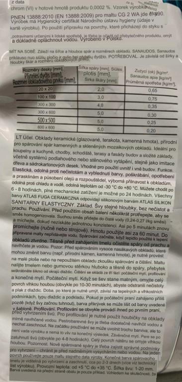 Ceramic Grout 1- 020