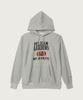 Reverse Weave Loose Fit Graphic Hoodie Oxford Grey