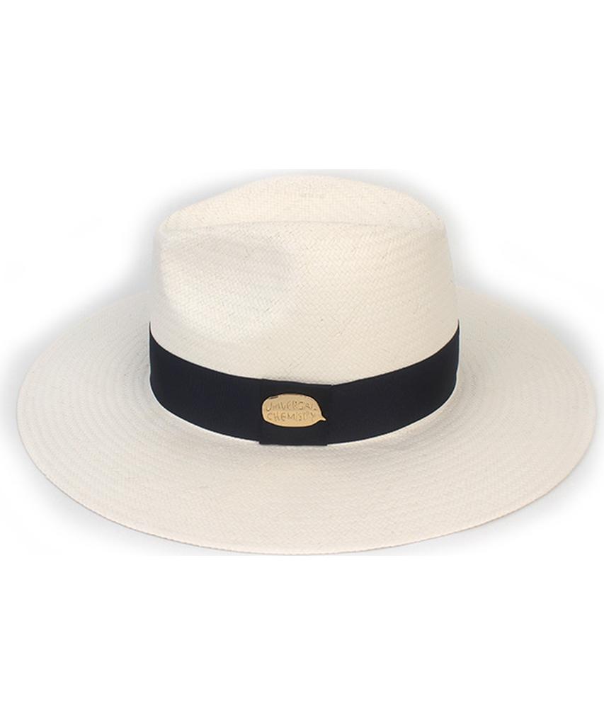Yunibeosyeolkemiseuteuli Summer Navy Line White Long Fedora