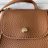 [mauve] Women's Lightweight, Stylish, Compact Smartphone Shoulder Bag with Front Flap Pocket and Zipper, Perfect for Travel and Outings (Camel)