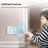 13A 2-way Smart Standard Wall Socket UK Outlet USB Type-C Charging Ports WiFi Remote Energy Monitoring Plug Touch Switch