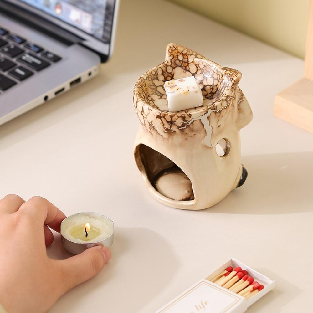 Ceramic Incense Candle Stove Relaxing Essence Stove Relaxation Incense Container  Indoor Decor