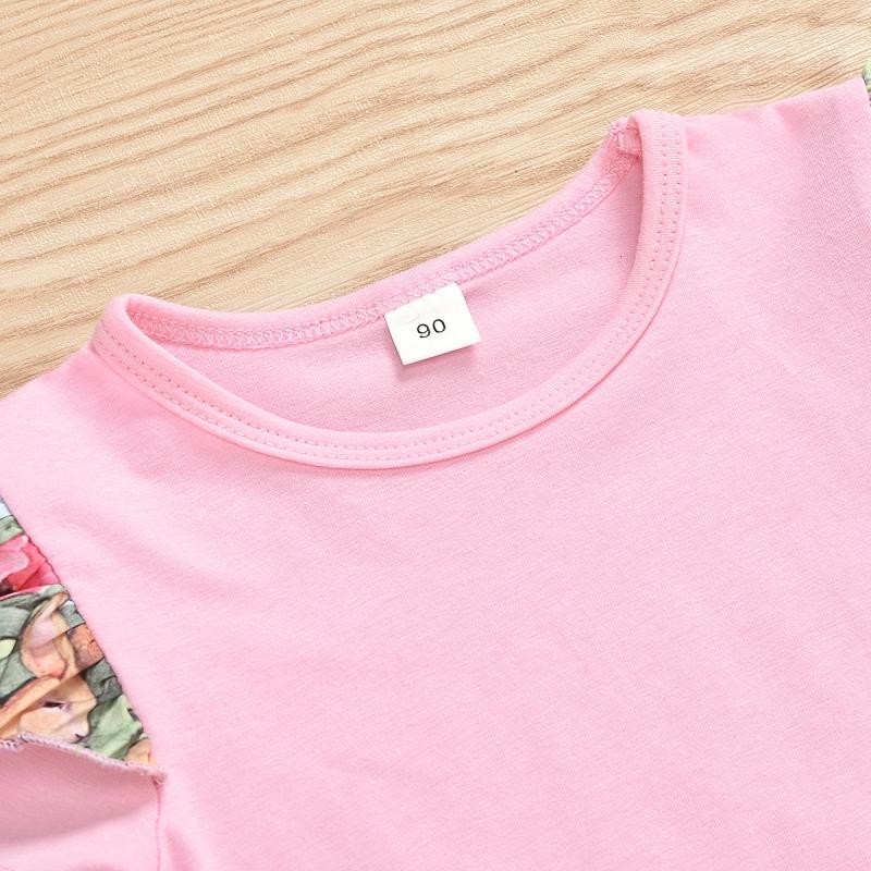 Dívčí králík s potiskem na velikonoční šaty s potiskem 2ks