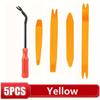 Car Trim Removal Tool, 5pcs Interior Trim Remover Set Disassembly Tool for Dashboard Panel Central Control Area
