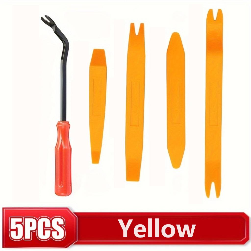 Car Trim Removal Tool, 5pcs Interior Trim Remover Set Disassembly Tool for Dashboard Panel Central Control Area